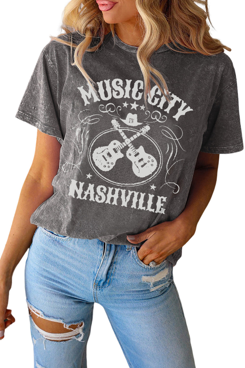 T-shirt à manches courtes avec imprimé léopard et tête de mort