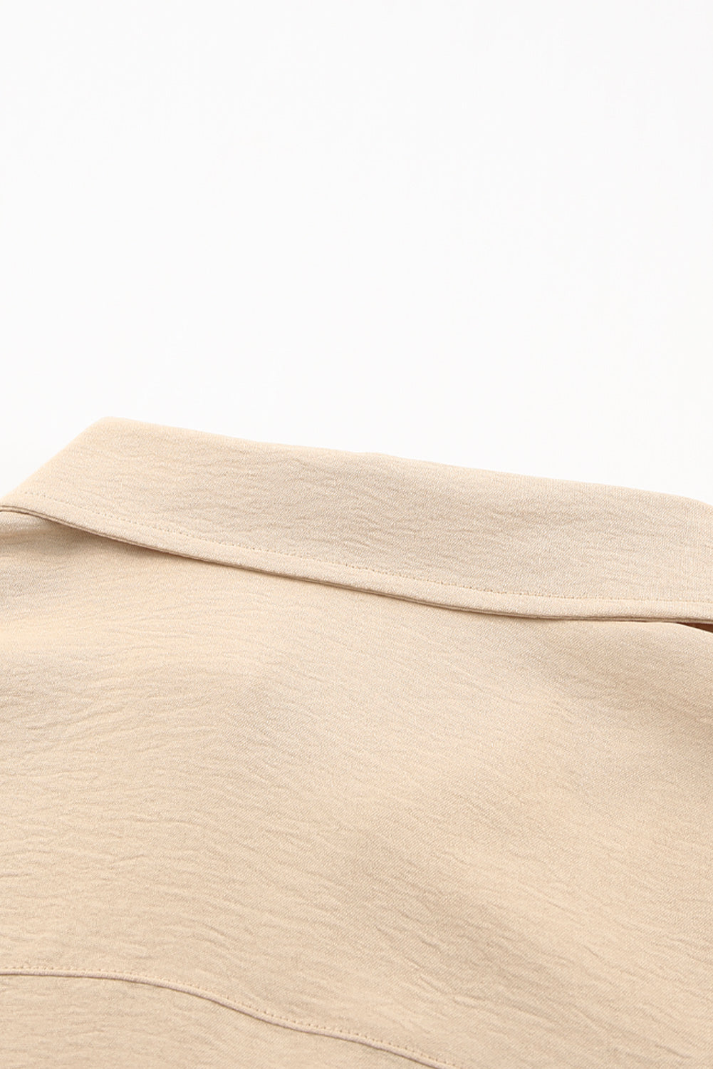 White/Black/Green/Apricot Collared 3/4 Sleeve Shirt