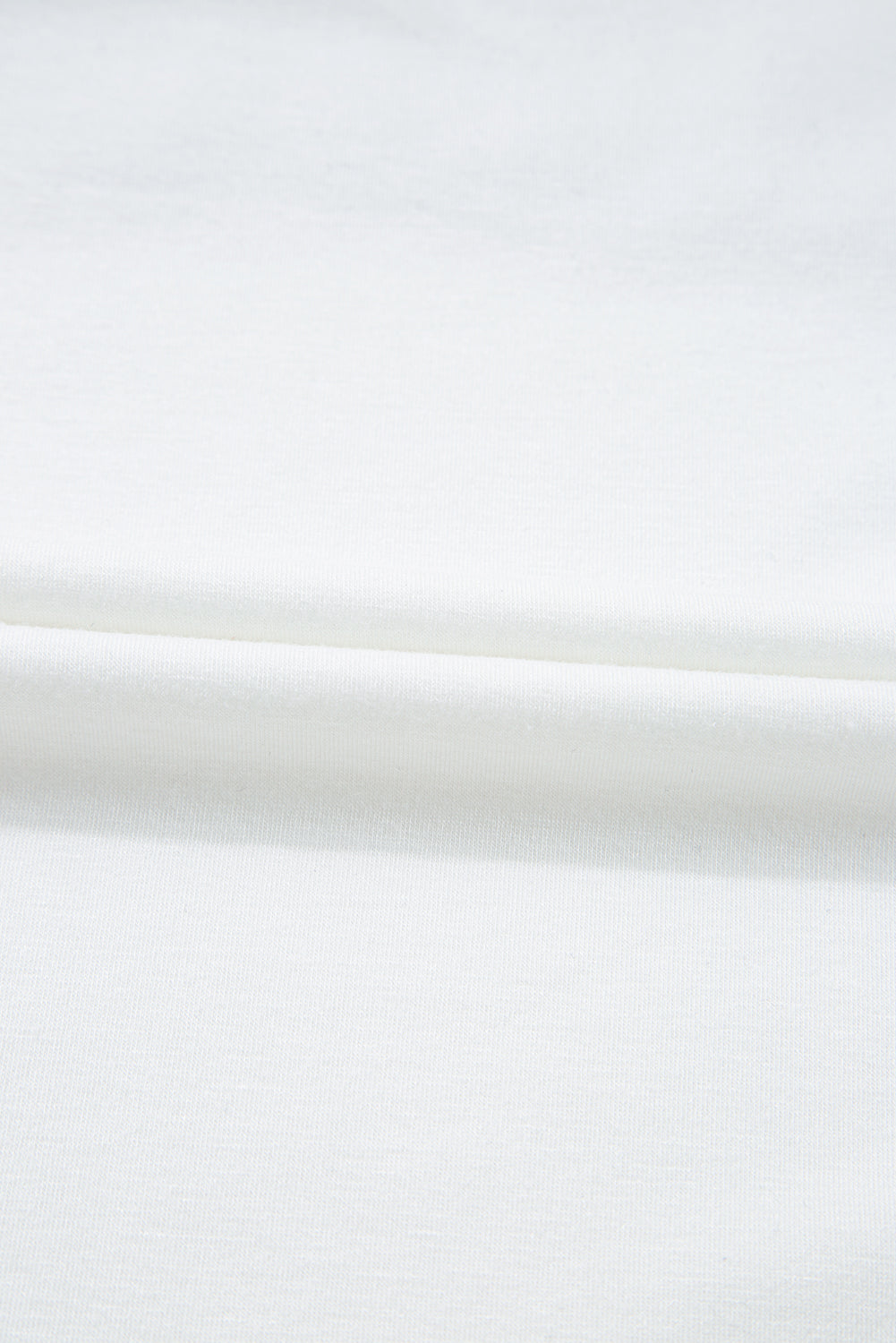 T-shirt ras du cou à rayures et sequins blancs style patchwork Mardi Gras