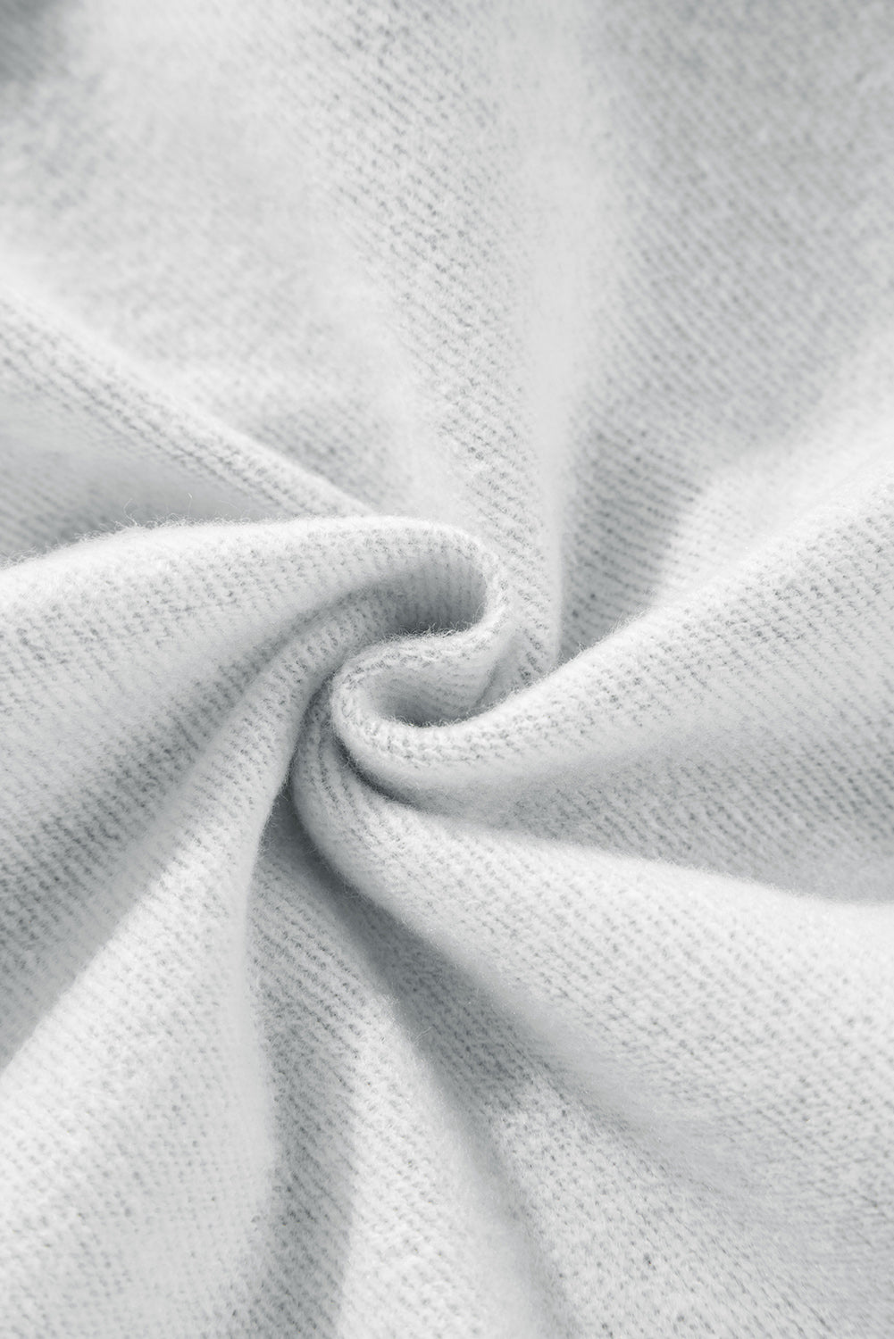 Sweat à capuche gris clair uni doublé polaire avec cordon de serrage et poche