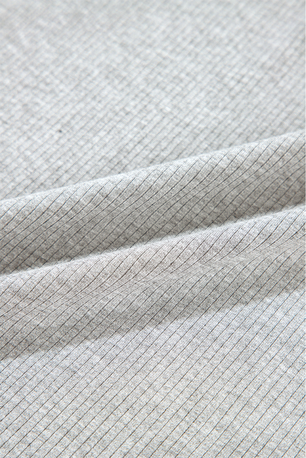 Ensemble tunique ample gris clair uni et short slim