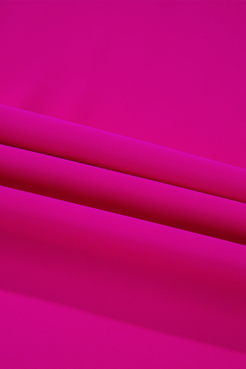 Chemisier tunique surdimensionné à col bateau et blocs de couleurs rouge rose