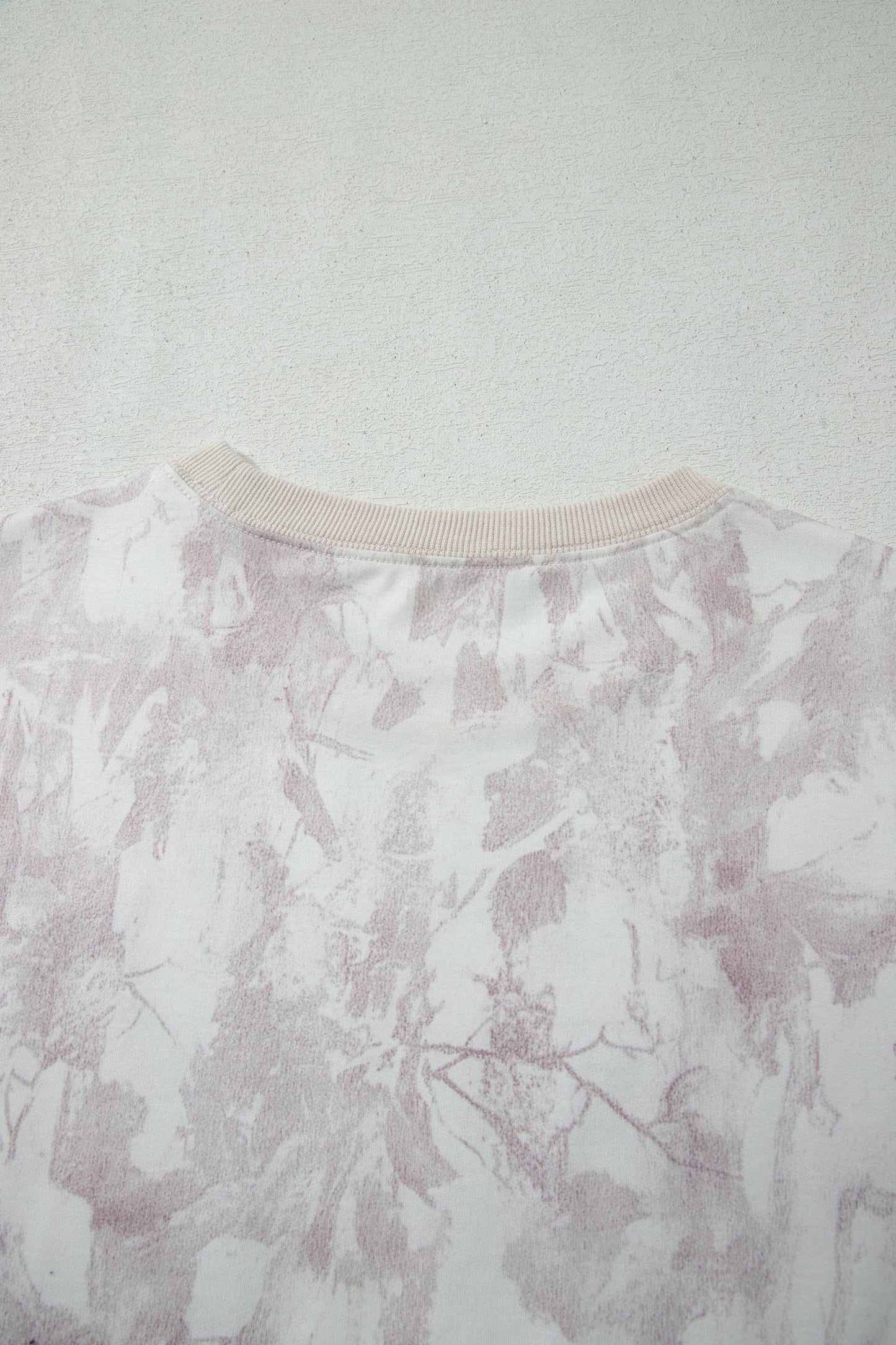 Gray Woodland Camo Print Raw Edge Cropped Top 2pcs Skort Set