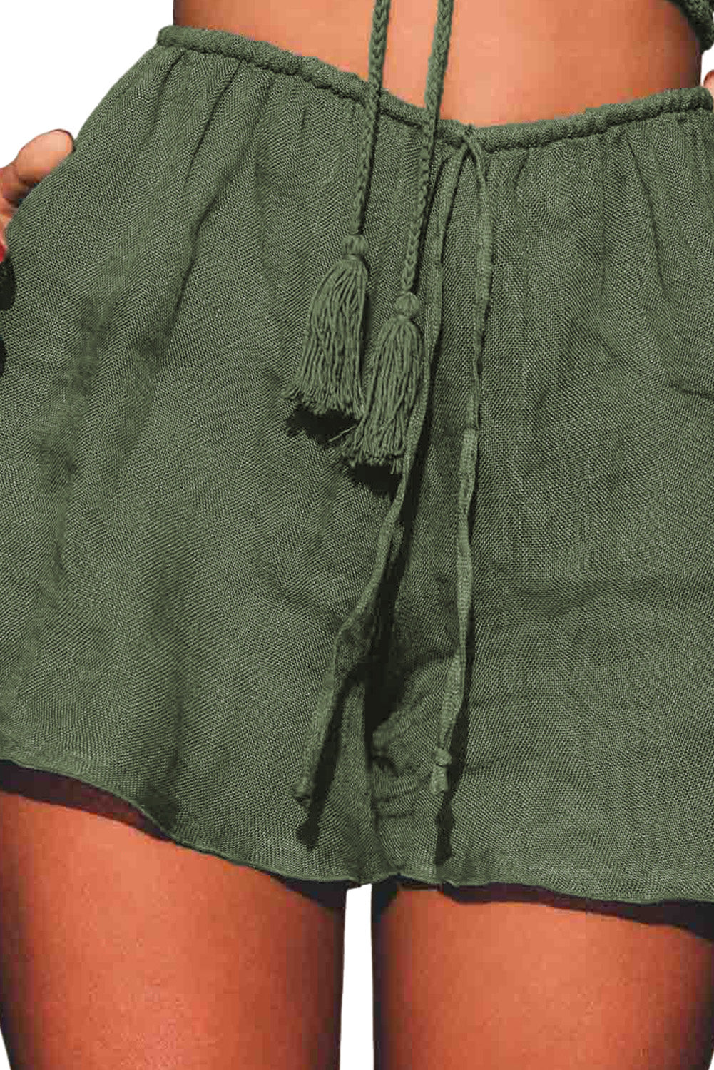 Shorts playeros ligeros con cordón