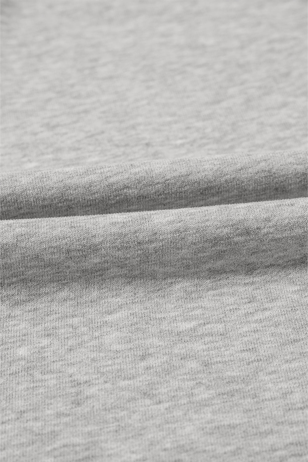 Sweat à capuche surdimensionné gris clair uni avec poche kangourou et demi-fermeture éclair