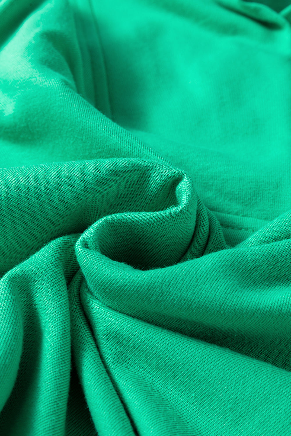 Ensemble 2 pièces haut à manches courtes et short à col colorblock arc-en-ciel vert d'eau