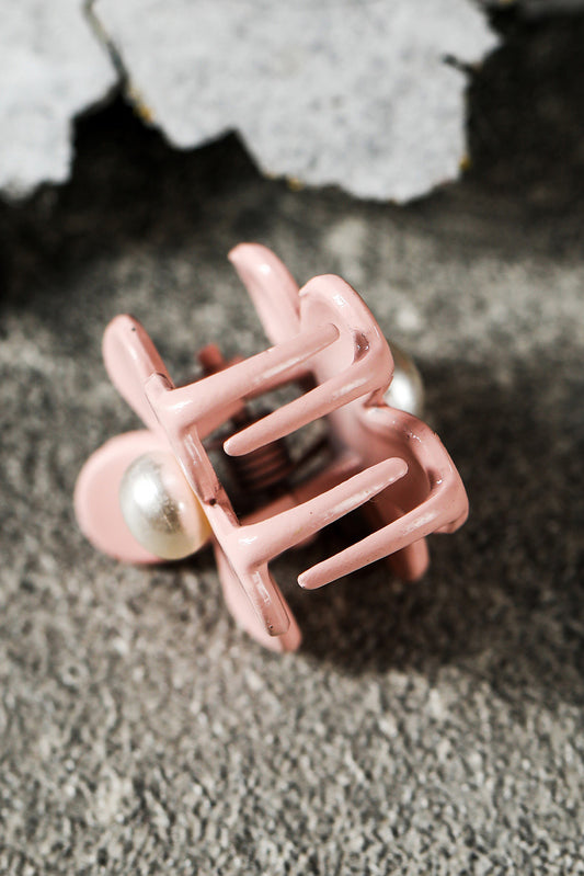 Pasador de pelo de flor de perla verde claro