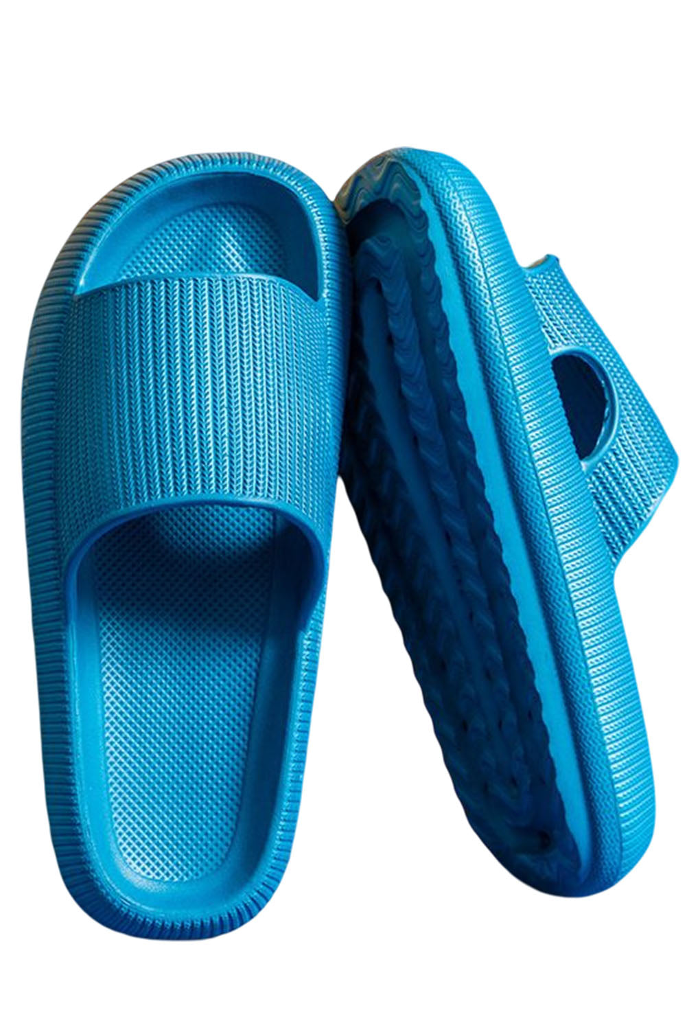 Pantuflas sin cordones con suela gruesa hueca