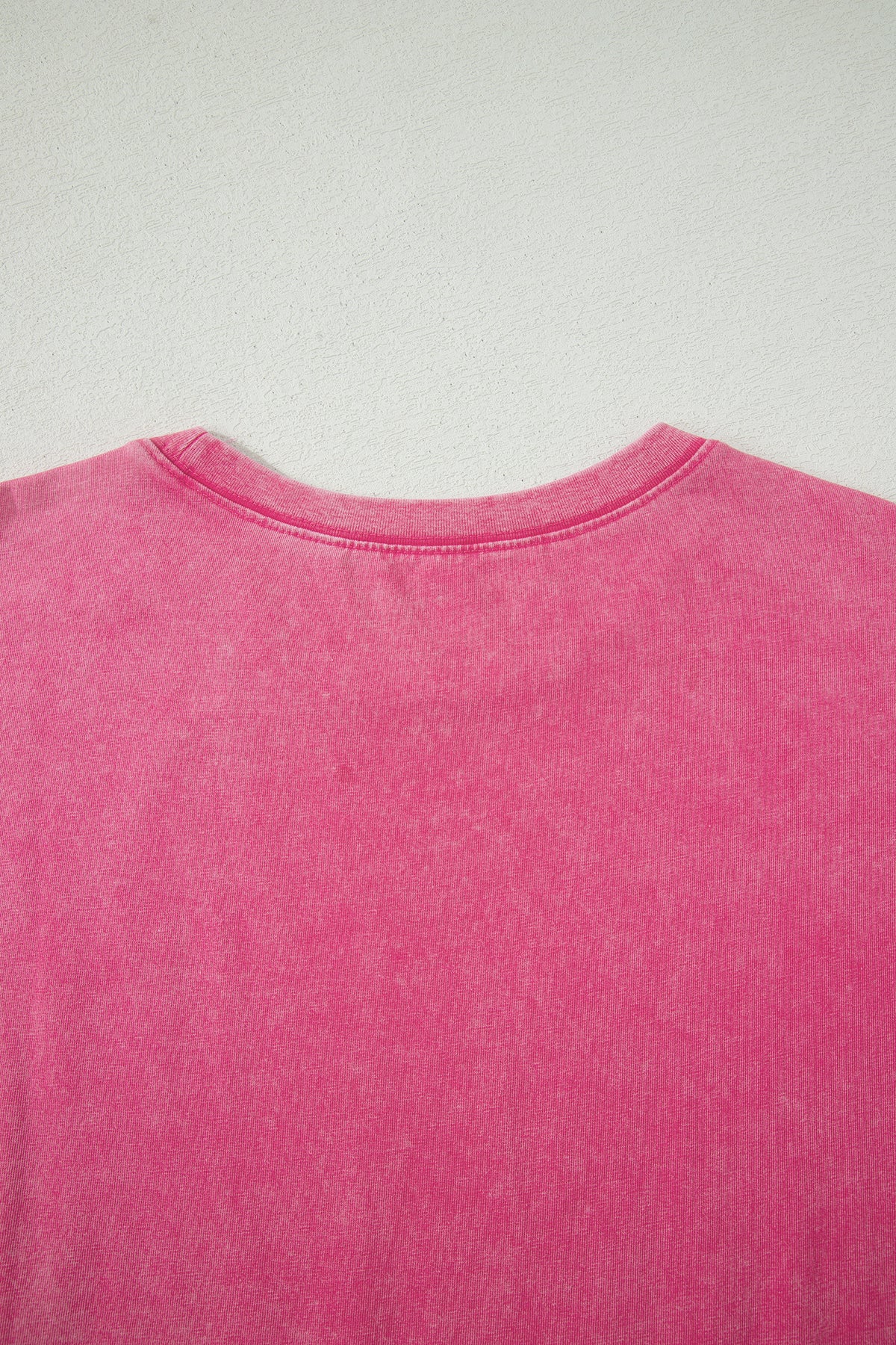 Rose Red Mineral Washed Oversized Tee