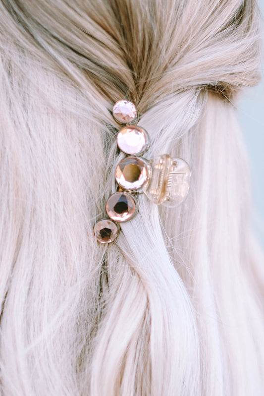 Garra de pelo de cristal elegante multicolor
