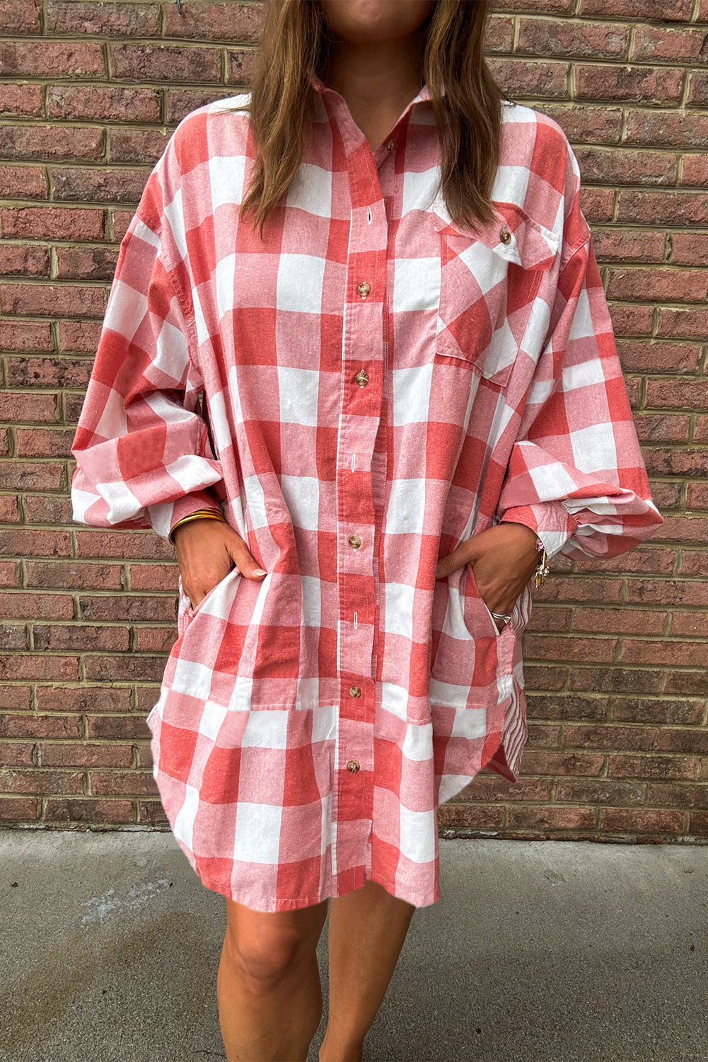 oversized plaid dress Pink Puff Sleeve Round Hem Shirt Custom Options:Canvas (Rolled) Fairy Dresses, Fairycore Aesthetic, Experience the perfect blend long black dress
