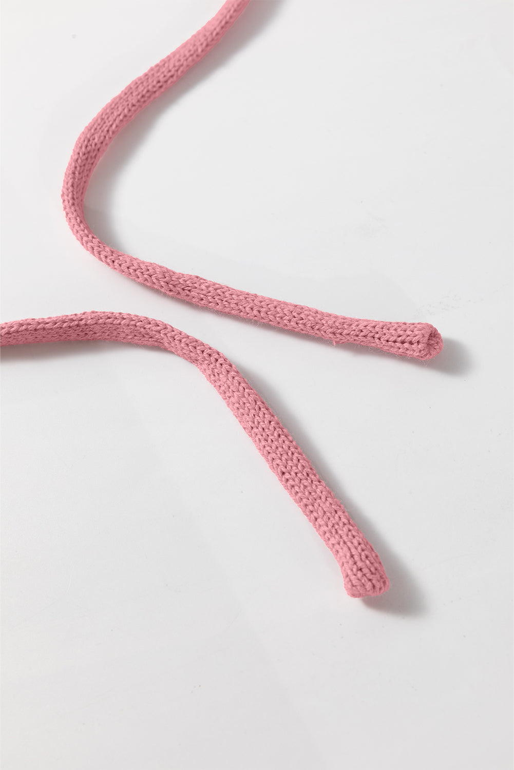 Pull à capuche à manches raglan en tricot pointelle fleur de pêcher