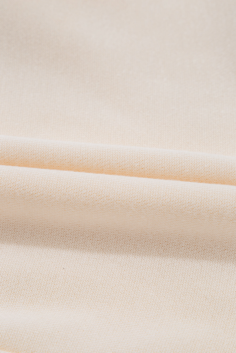 Sweat-shirt beige à col rond et motif sapin de Noël à pompons