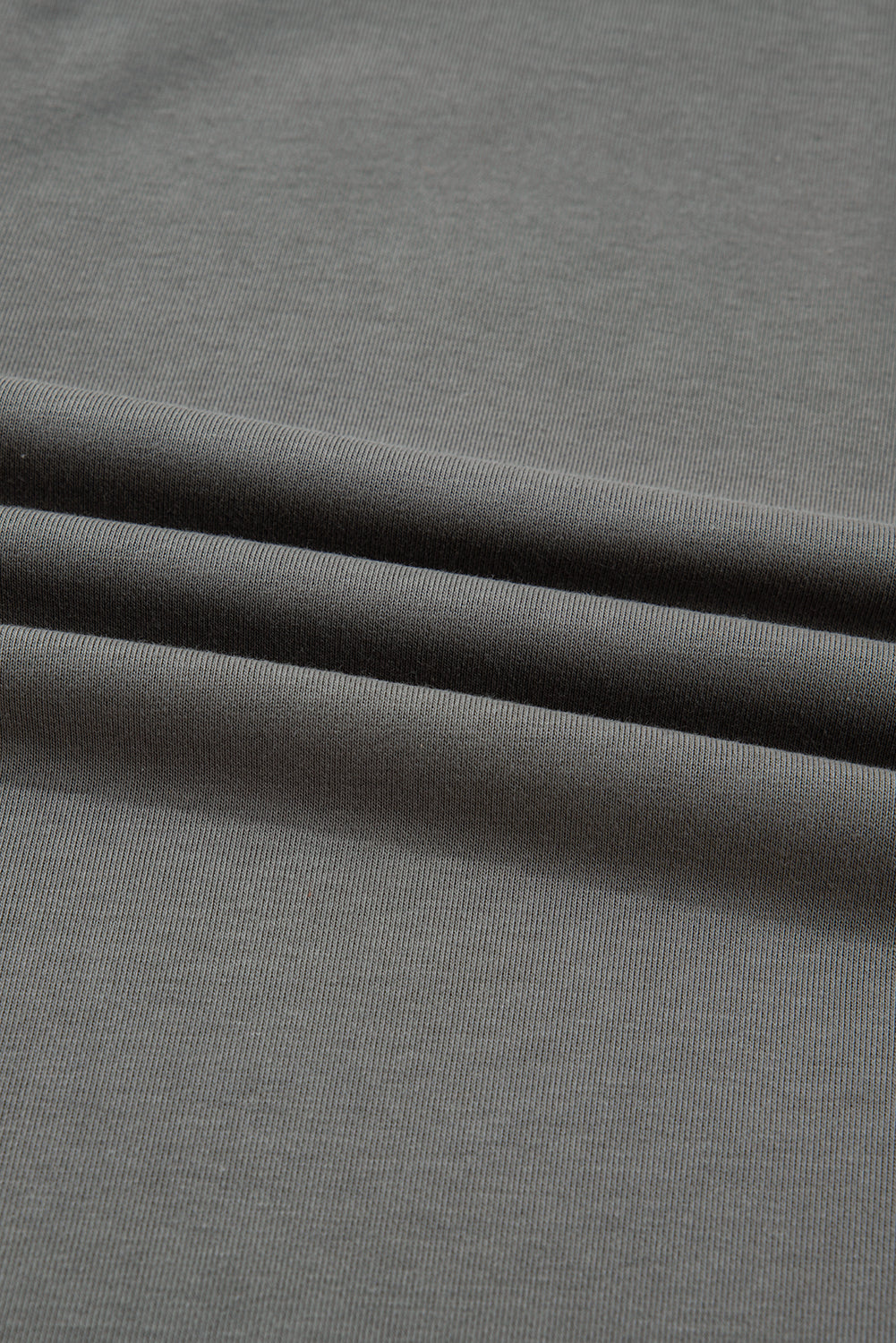 Medium Grey Plaid MERRY Bow Embroidered Plus Size Sweatshirt with Side Slits