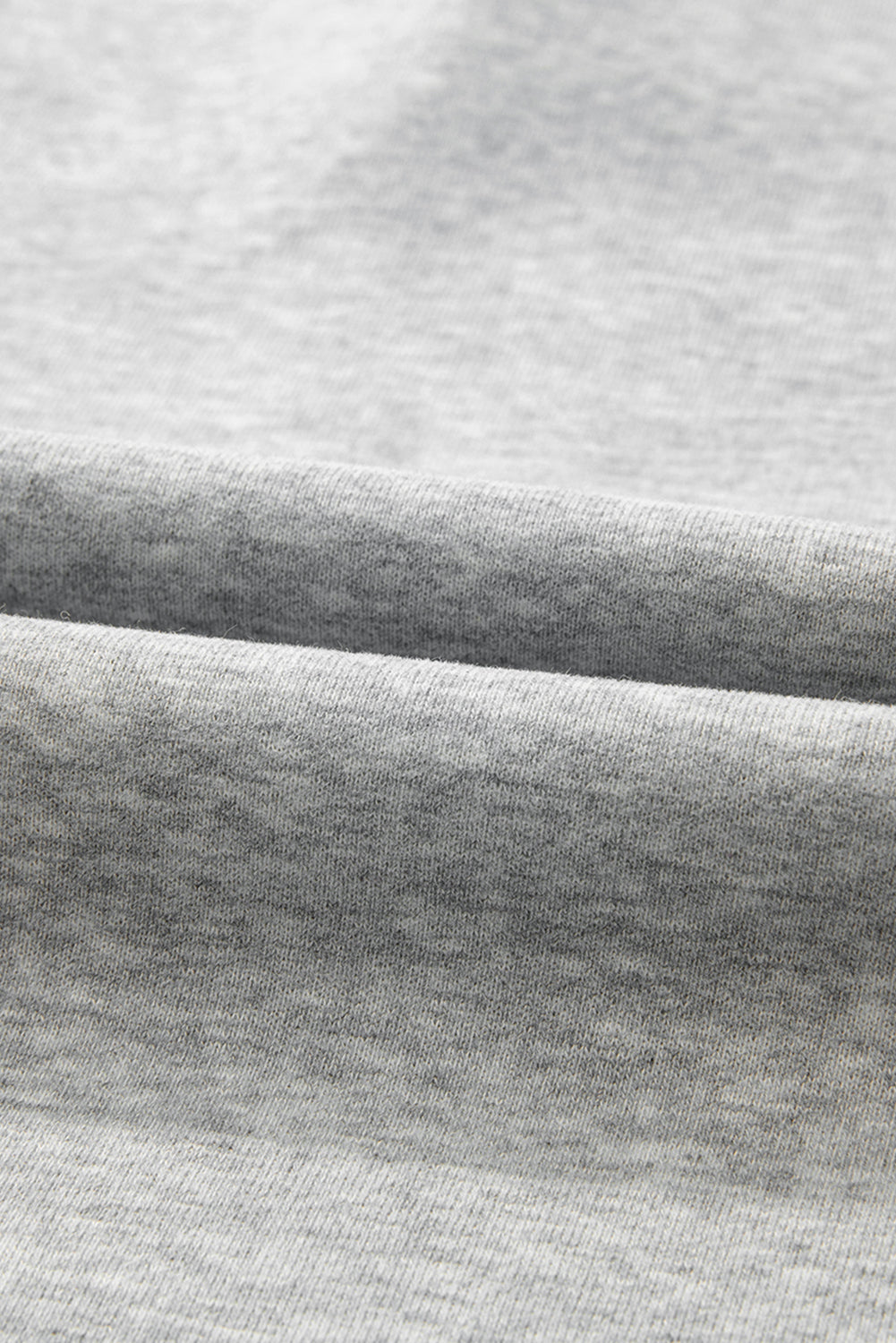 Sweat à capuche ample gris clair doublé en polaire avec poches kangourou à demi-fermeture éclair