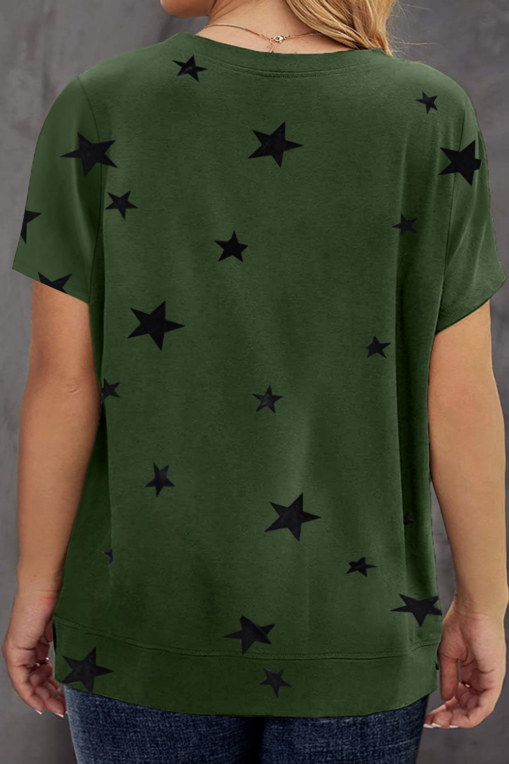 T-shirt ras du cou grande taille à imprimé léopard et éclairs