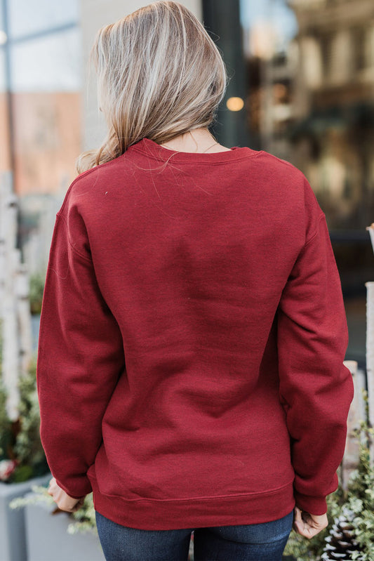 Sweat-shirt imprimé Père Noël pour bébé