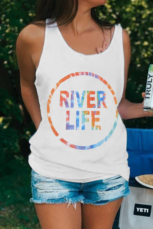 Camiseta sin mangas con estampado de RIVER LIFE