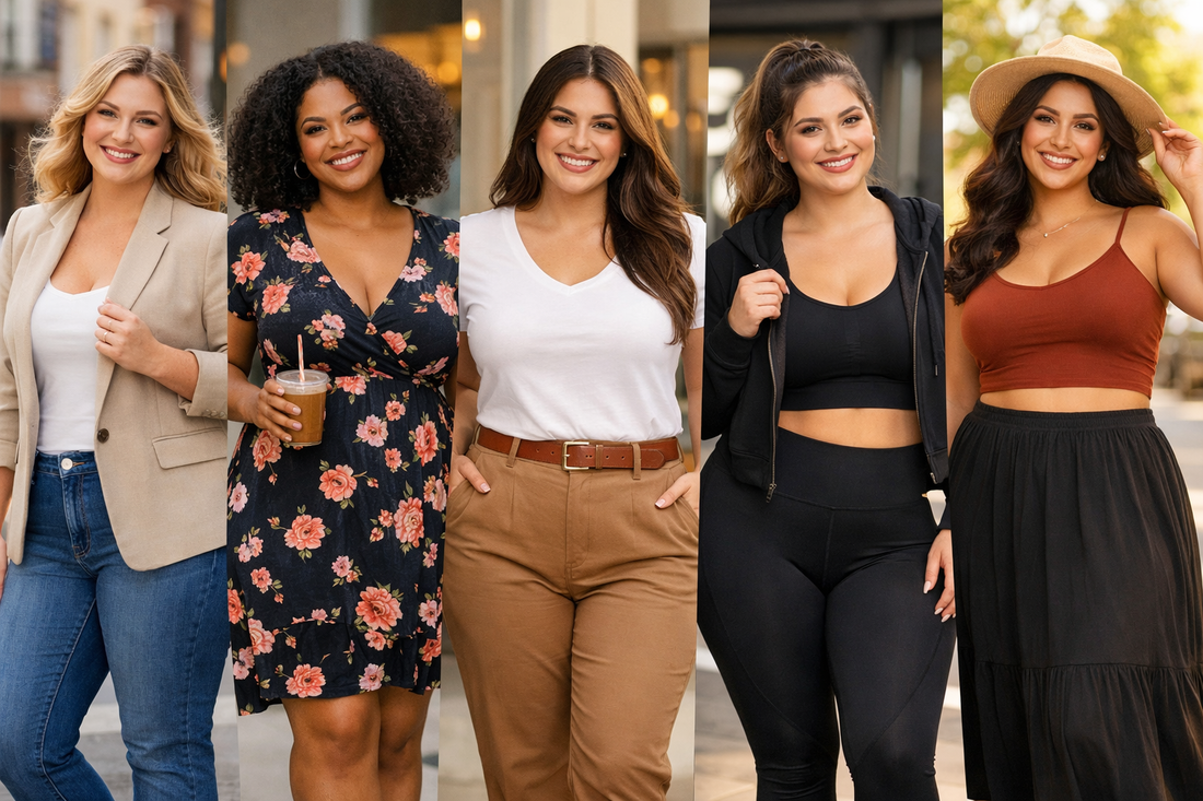 5 Everyday Outfit Ideas for Curvy Women