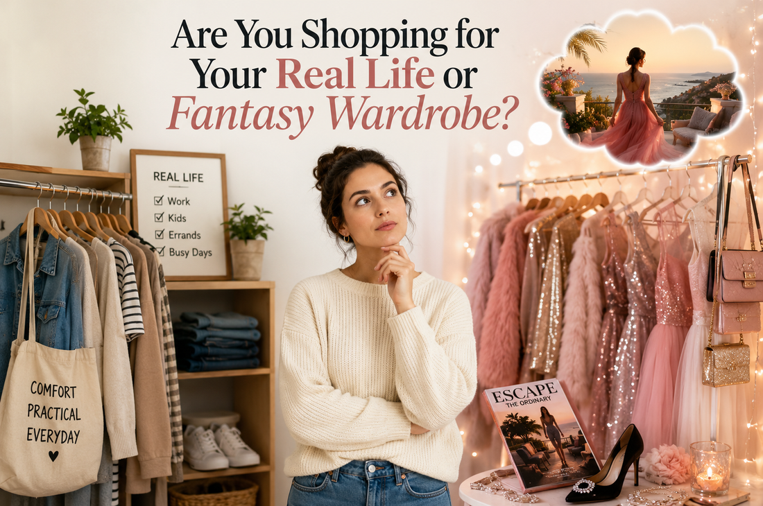 Are You Shopping for Your Real Life or Fantasy Wardrobe