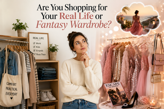 Are You Shopping for Your Real Life or Fantasy Wardrobe