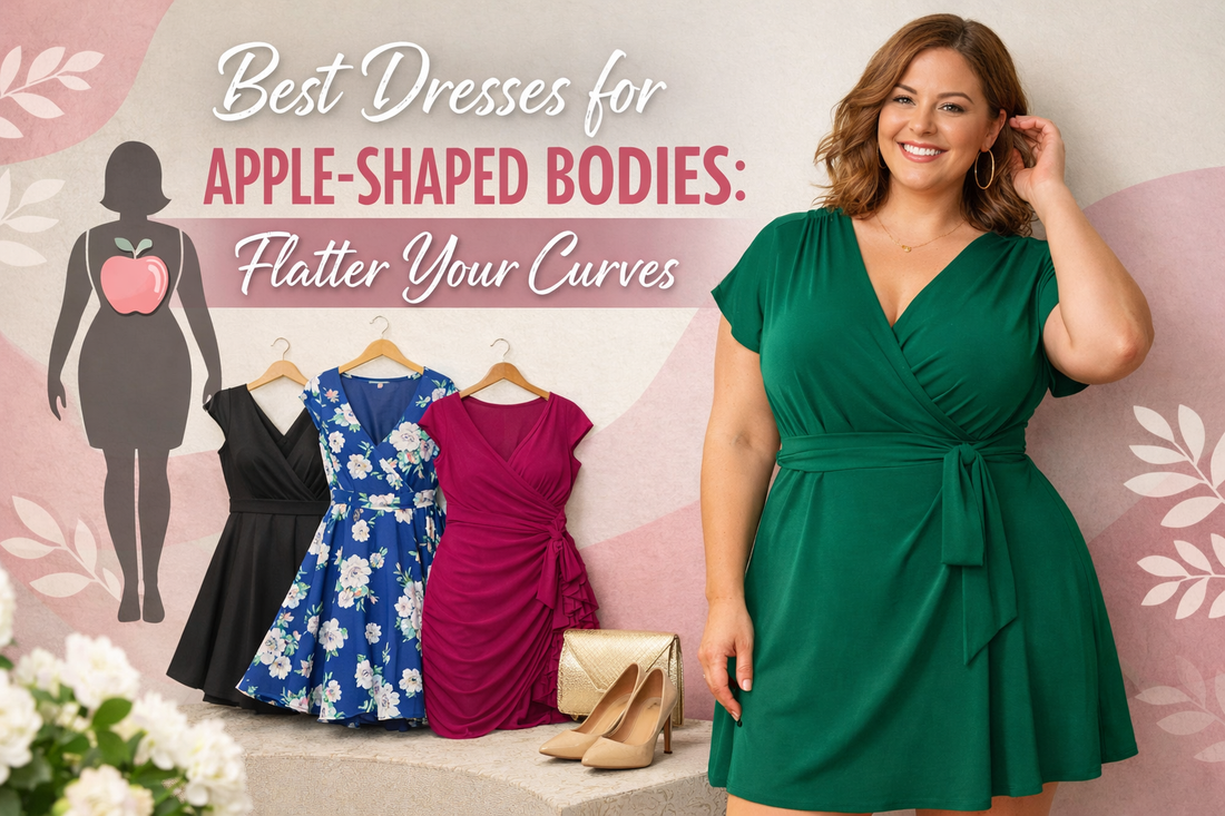 Best Dresses for Apple-Shaped Bodies: Flatter Your Curves HannaBanna Clothing Best Dresses for Apple-Shaped Bodies: Flatter Your Curves HannaBanna Clothing
