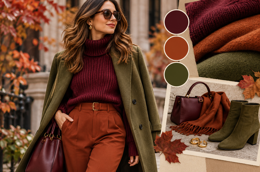 Burgundy, Rust, and Olive How to Wear Fall's Richest Colors Together