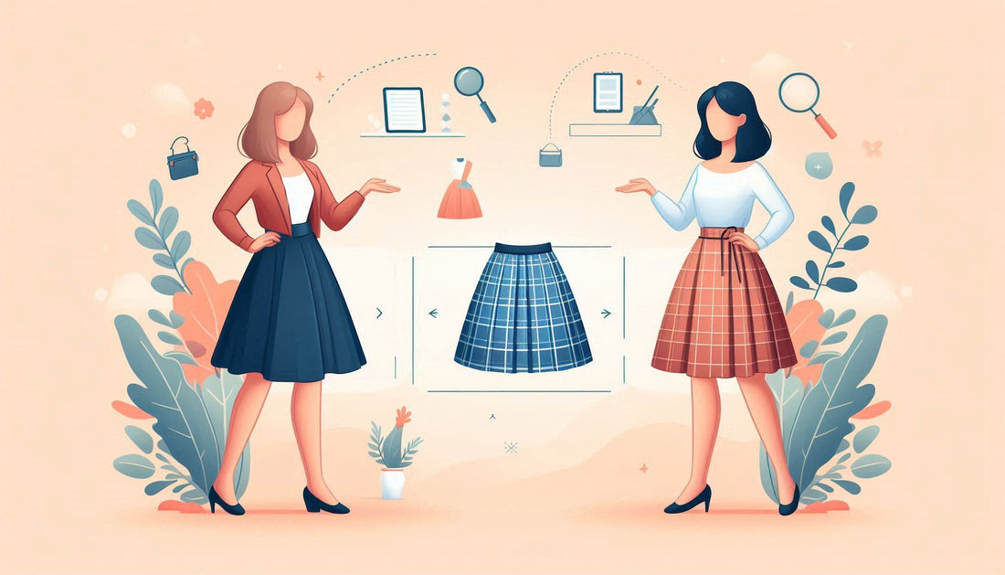 Can You Explain The Difference Between An A-Line Skirt And A Plaid Skirt?