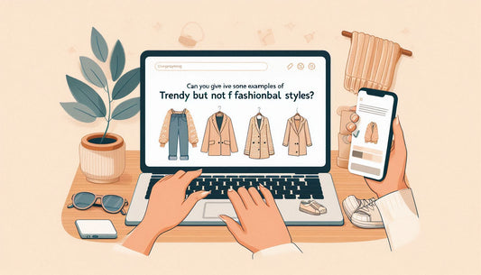 Can You Give Some Examples Of Trendy But Not Fashionable Styles?