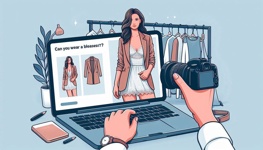 Can You Wear A Blazer With A Sleeveless Lace Classy Casual Dress?