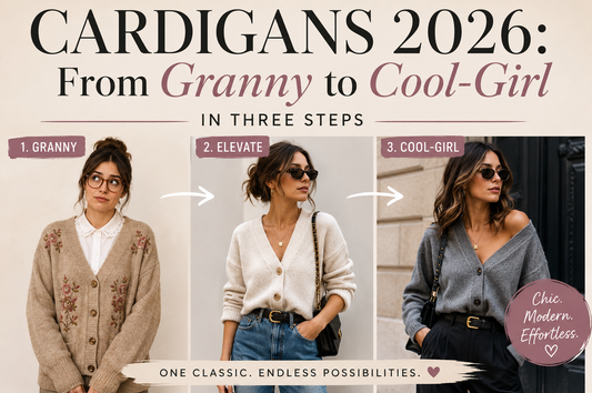 Cardigans 2026 From Granny to Cool-Girl in Three Steps