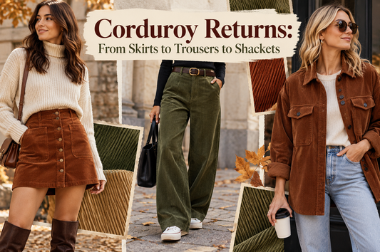 Corduroy Returns From Skirts to Trousers to Shackets