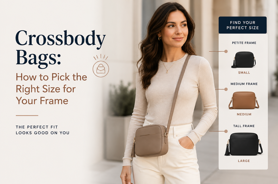 Crossbody Bags How to Pick the Right Size for Your Frame