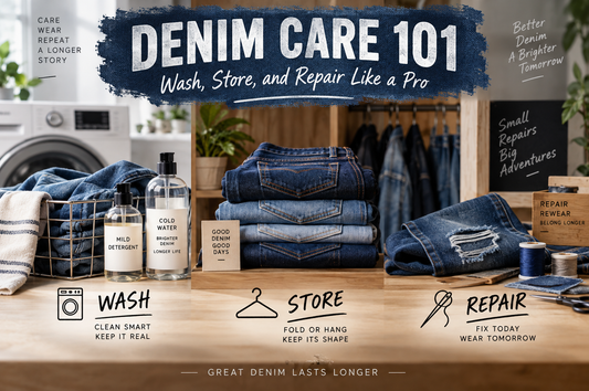 Denim Care 101 Wash, Store, and Repair Like a Pro
