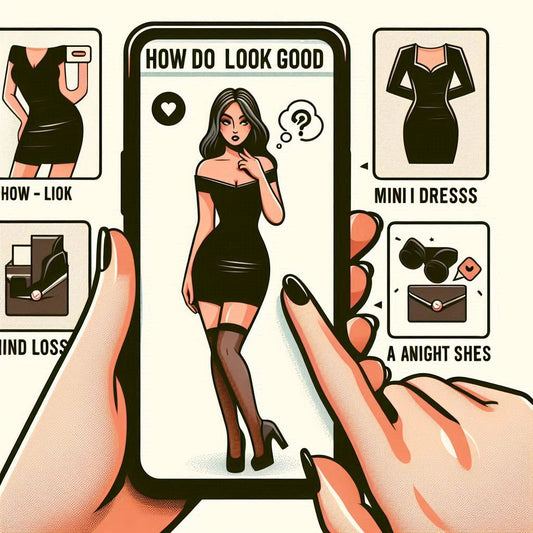How Do I Look Good In A Tight Mini Black Dress?