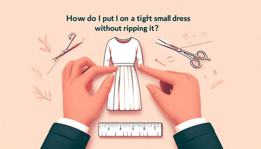 How Do I Put On A Tight Small Dress Without Ripping It?