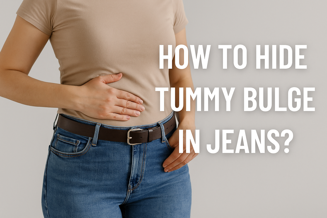 How To Hide Tummy Bulge In Jeans?
