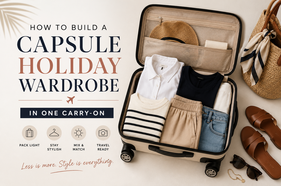 How to Build a Capsule Holiday Wardrobe in One Carry-On