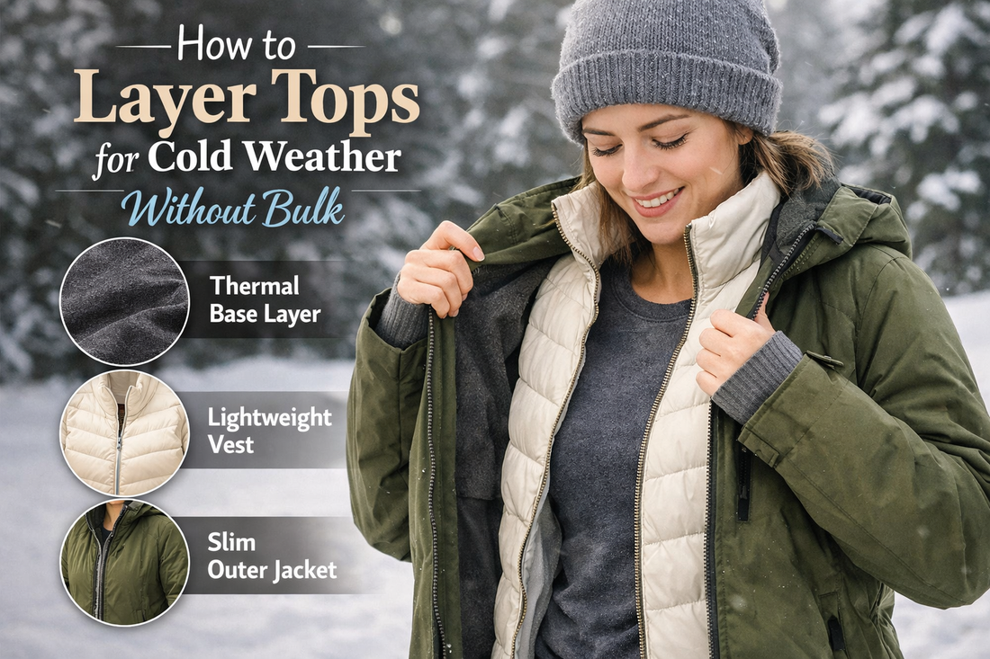 How to Layer Tops for Cold Weather Without Bulk