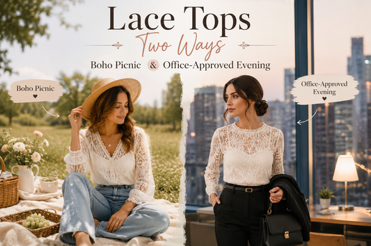 Lace Tops Two Ways Boho Picnic and Office-Approved Evening 