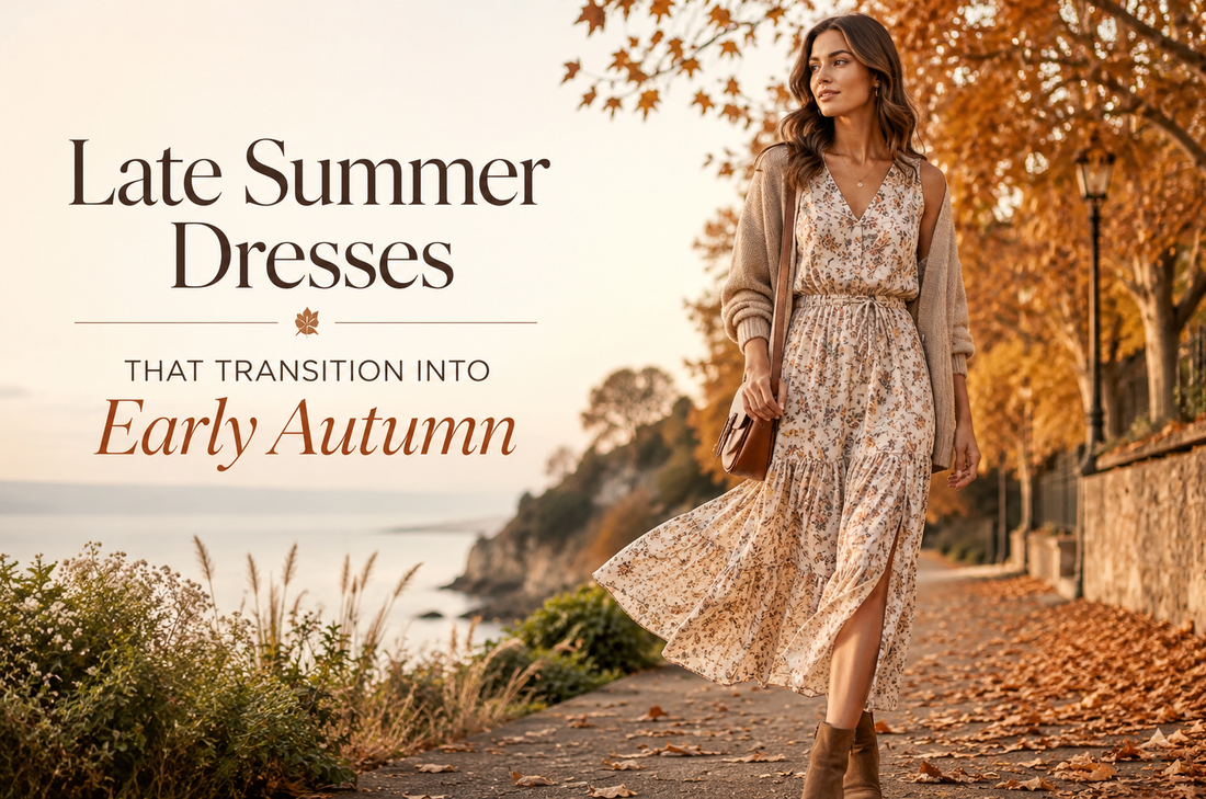 Late Summer Dresses That Transition into Early Autumn