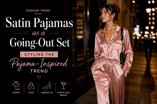 Satin Pajamas as a Going-Out Set Styling the Pajama-Inspired Trend
