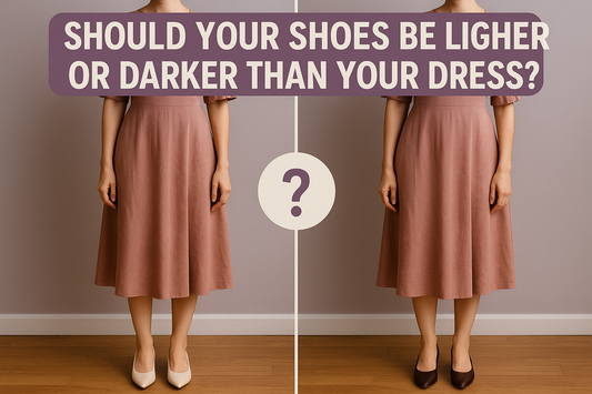 Should Your Shoes Be Lighter Or Darker Than Your Dress?