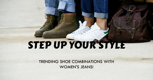 Step Up Your Style: Trending Shoe Combinations with Women's Jeans!