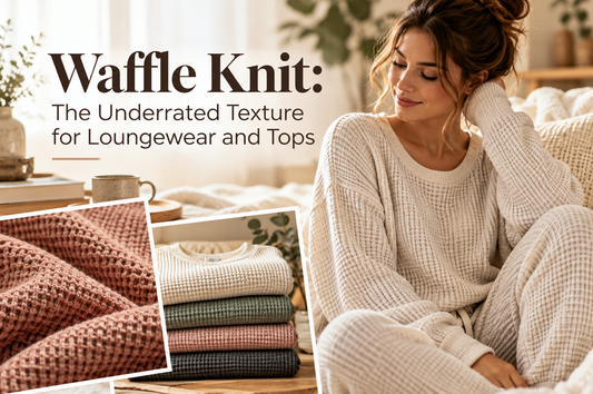 Waffle Knit The Underrated Texture for Loungewear and Tops