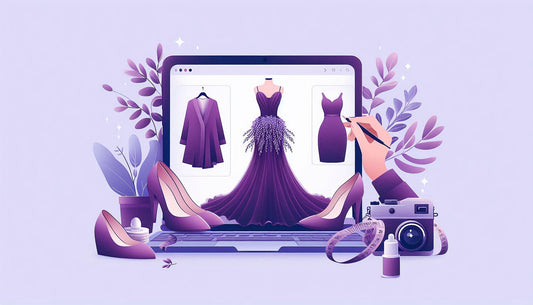 What Are Some Options For Styling A Purple Dress?