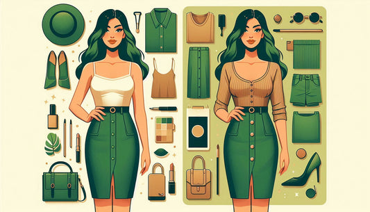 What Are Some Ways To Accessorize A Green Pencil Skirt?