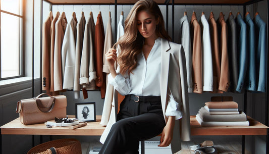 What Color Blazer Would Go With A White Shirt And Black Trousers?