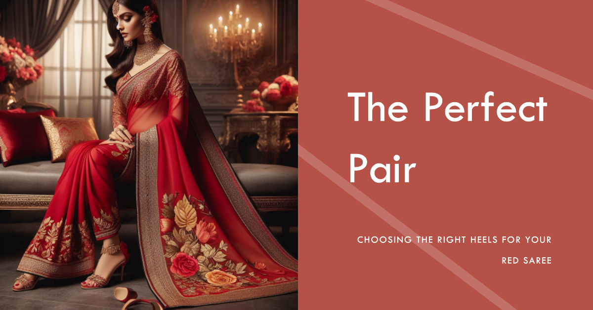 What Color Heels Would Complement A Red Saree?