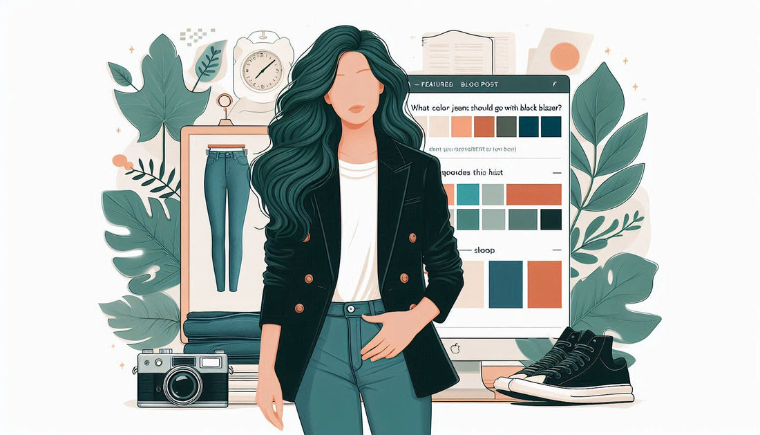 What Color Jeans Should Go With A Black Blazer?